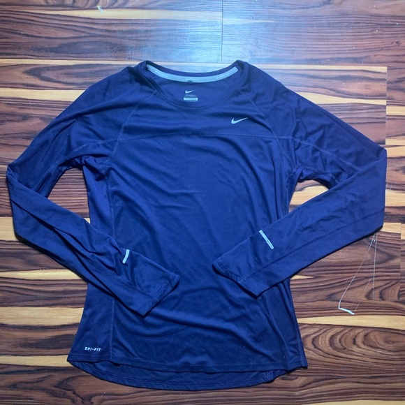Nike Tops - Nike athletic purple long sleeve